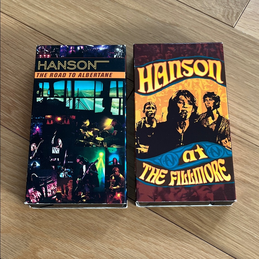Hanson VHS - Live at the Filmore and The Road to Albertane